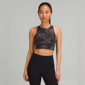 Lululemon-Longline Energy Bra With Spell Out (Size:4)